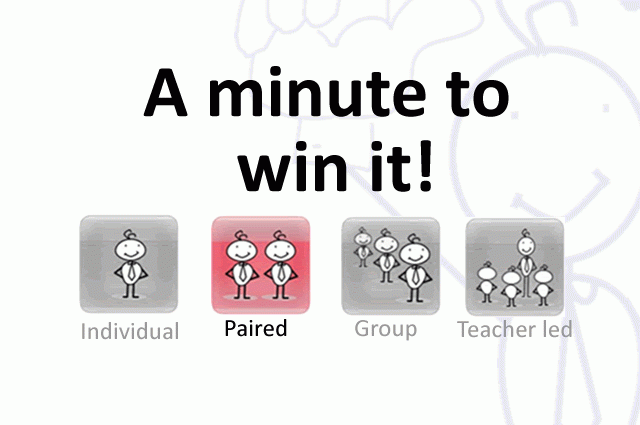 A minute to win it!