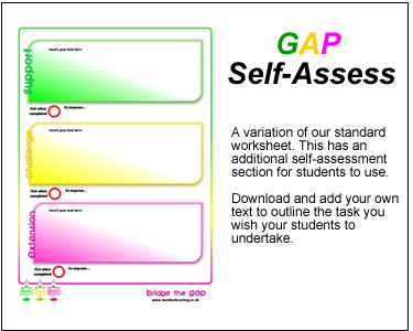 GAP Self assess button 1
