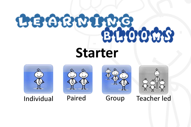 Learning Blooms- Starter