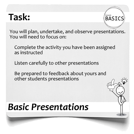 Lesson Basics Presentations